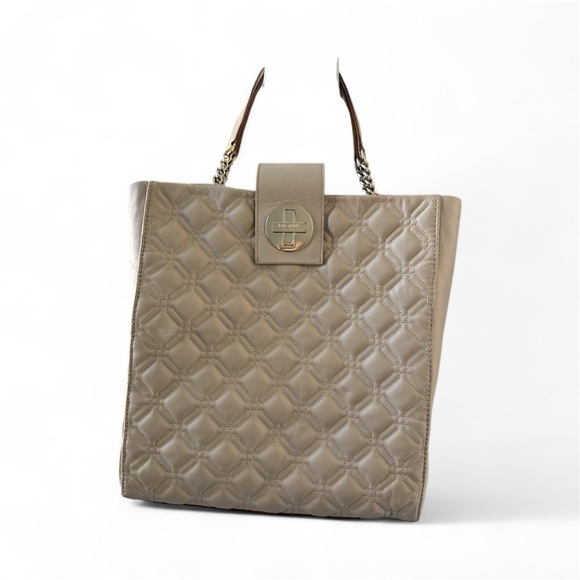 Kate Spade Quilted Large Tan Tote - Picture 1 of 15